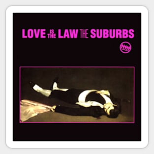 Love Is The Law New Wave Throwback 1983 Sticker